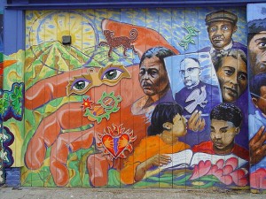Mural tributo a Oscar Romero